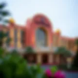 Exterior view of San Manuel Casino and Resort showcasing its architectural design