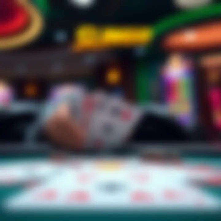 Illustration of the unique combination of poker and slot mechanics in Slingo Poker.