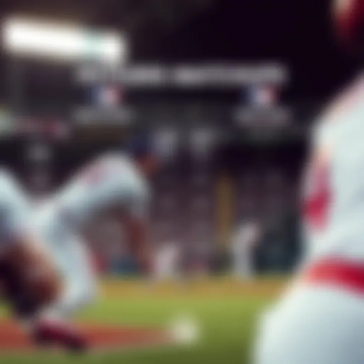 Pitching matchup comparison infographic