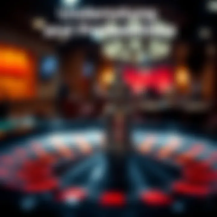 Abstract representation of odds and probabilities related to roulette betting strategies