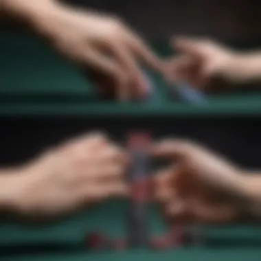 Comparison chart of hand strength in poker