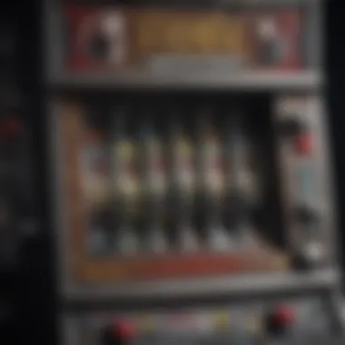 Creepy Slot Machine A creepy slot machine adorned with horror motifs