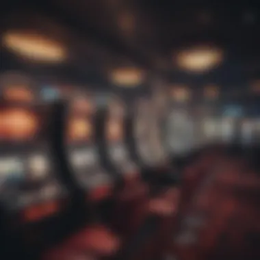 Dark Casino Atmosphere Dark casino atmosphere featuring spooky slot games