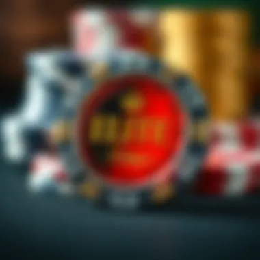 A close-up of a prestigious casino chip symbolizing status and wealth