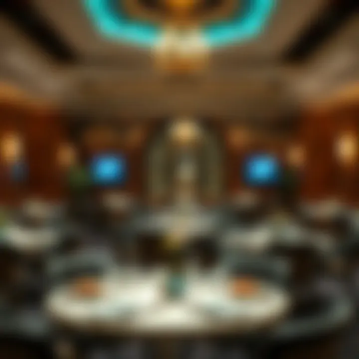 Elegant Dining Area Elegant dining area showcasing exquisite cuisine