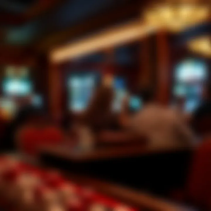 Patrons Enjoying Gaming Experience Patrons enjoying their gaming experience