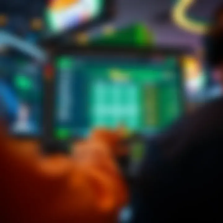 User navigating the DraftKings interface