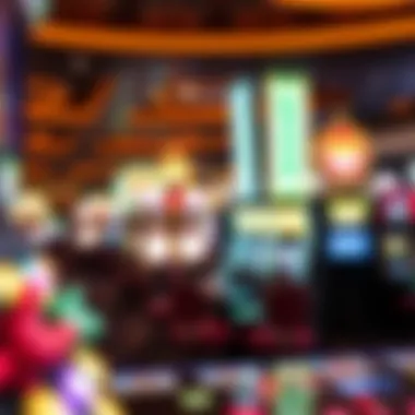 Luxurious interior of a casino floor filled with gaming options