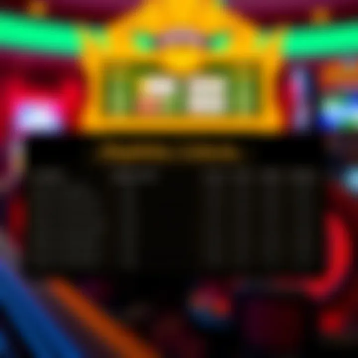 A visual representation of eligibility criteria for bonuses