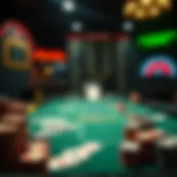 Visual representation of gambling odds in various games