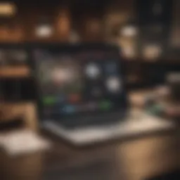 A visual representation of VPN technology and its connection to online poker platforms.