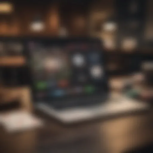 A visual representation of VPN technology and its connection to online poker platforms.