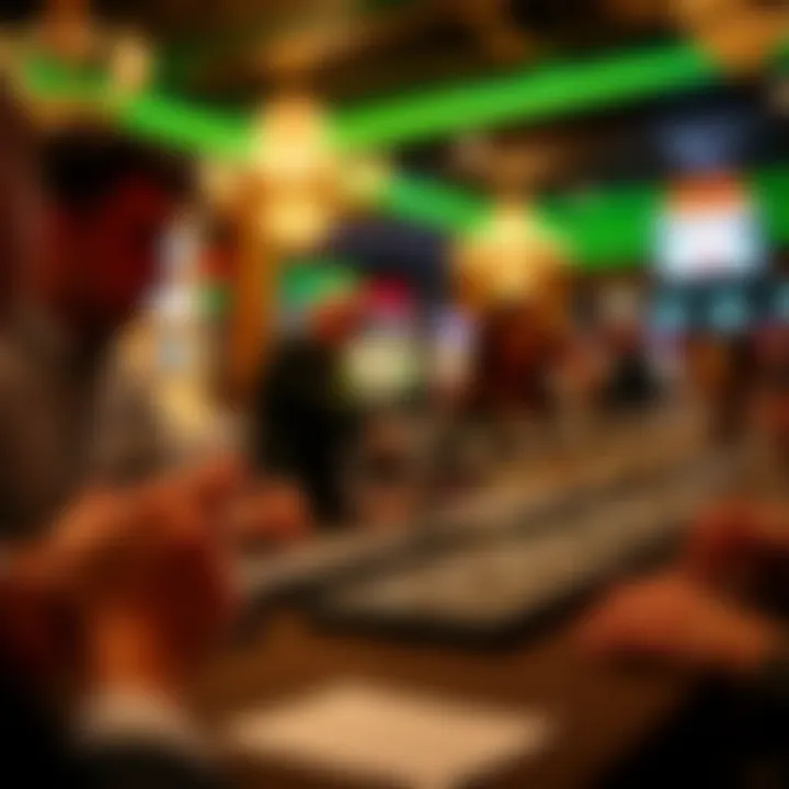 Whiskey tasting event at a casino