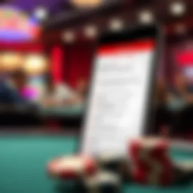 Illustration of system requirements for the WSOP Android app