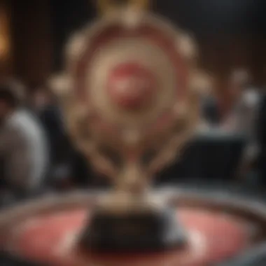 The iconic trophy awarded at the World Series of Poker Europe